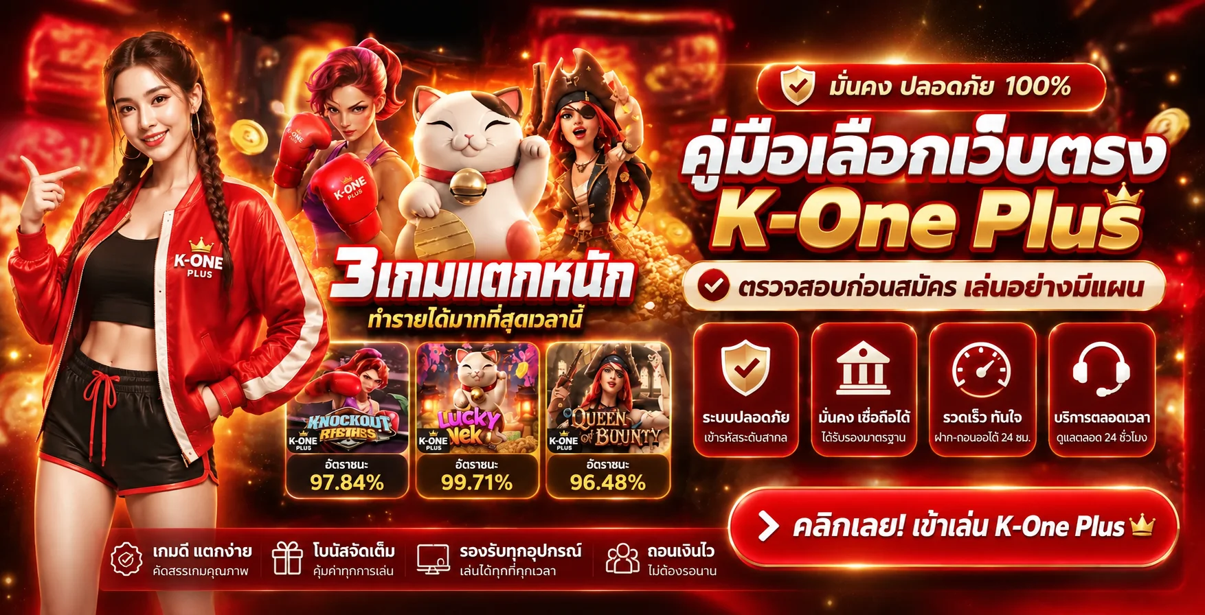 K-One Plus คู่มือเลือกเว็บตรงก่อนสมัครสมาชิก